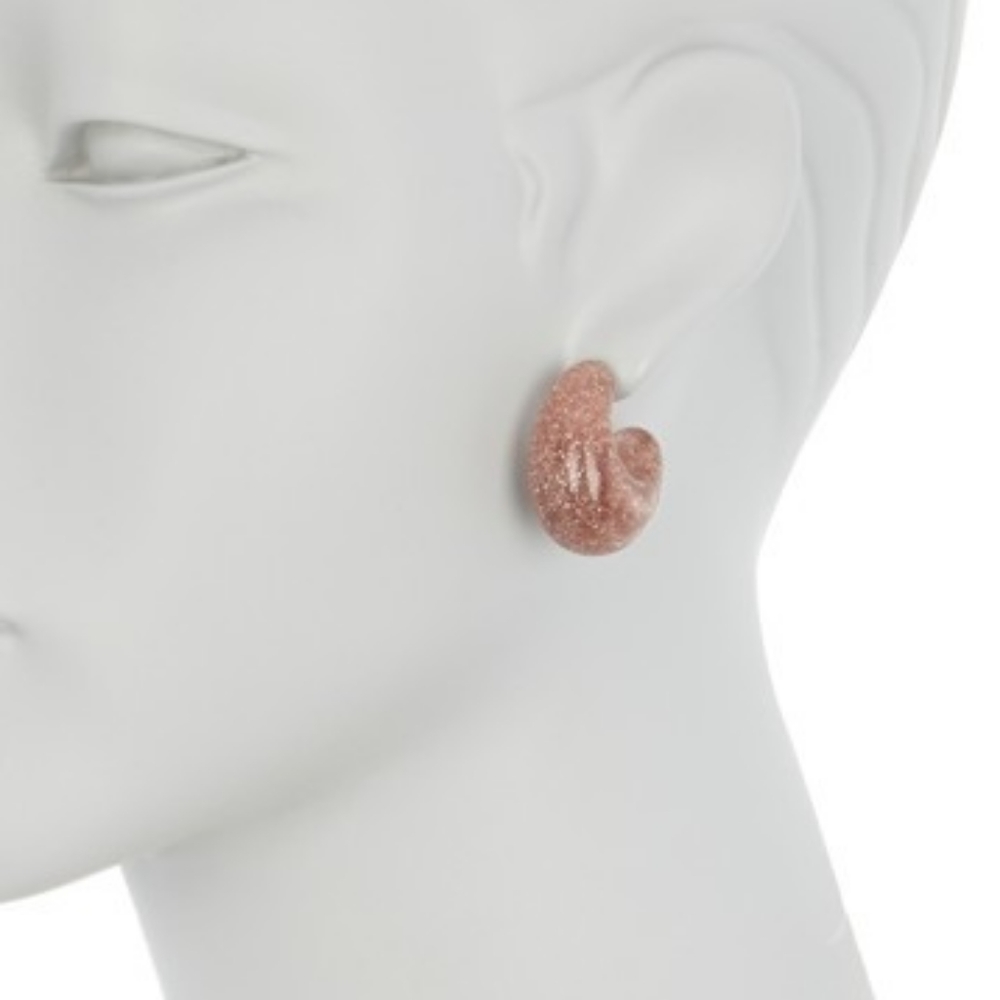 SALE 🎉 🎁 Kate Spade Adore-Ables Glitter Huggies Earrings - Picture 3 of 4